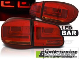 VW Tiguan 07-11 Фонари LED BAR красные