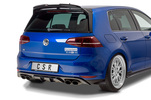 VW Golf 7 R / R-Line 13-17 Боковые накладки на задний бампер глянцевые