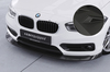 BMW 1er F20/F21 15-19 Накладка на передний бампер Carbon look матовая