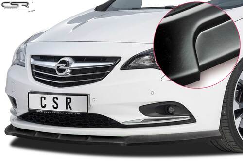 Opel Cascada 13- Накладка на передний бампер матовая