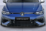 VW Golf 8 R 2020- Накладка на передний бампер матовая под покраску