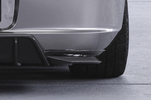 Porsche Boxster 96-00 Боковые накладки на задний бампер Carbon look матовые