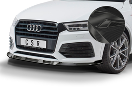 Audi Q3 (8U) S-Line 14-18 Накладка переднего бампера Carbon look