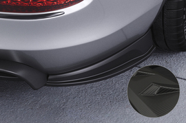 Opel Astra J Sports Tourer 12-15 Боковые накладки на задний бампер Carbon look матовые