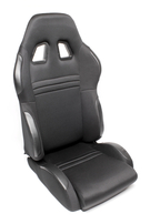 Комплект сидений ta technix черные, ткань+кожзам