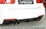 BMW F30/F31 12-15/15- Накладка на задний бампер/диффузор 335i-/340i-Look carbon look