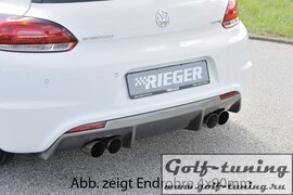 VW Scirocco 08- Глушитель 4x76mm