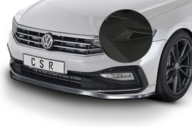 VW Passat B8 Typ 3G R-Line 19- Накладка на передний бампер Carbon look