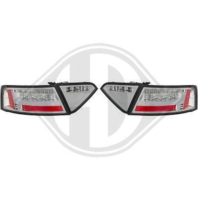Audi A5 07-11 Купе/кабрио Фонари светодиодные, хром