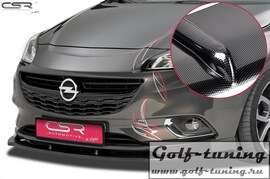 Opel Corsa E OPC Накладка на передний бампер Cupspoilerlippe carbon look