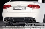 Audi S4 B8/B81 08-11 Диффузор для заднего бампера черный