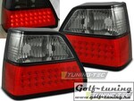 VW Golf 2 83-91 Фонари светодиодные, красно-тонированные
