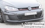 VW Golf 7 GTI/GTD 12-17 Сплиттер для переднего бампера глянцевый