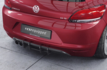 VW Scirocco 3 08-14 Накладка на задний бампер Racing