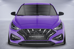 Hyundai I30 20- Накладка на передний бампер Carbon look