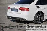 Audi A4/S4 B8 07-11 Седан/Универсал Диффузор для заднего бампера черный