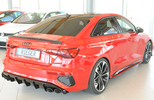 Audi A3/S3 GY Sportback 19- Диффузор для S Line бампера глянцевый