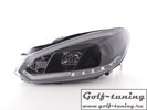 VW Golf 6 Фары lightbar design черные