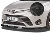 Toyota Avensis (T27) 15-18 Накладка на передний бампер Carbon look