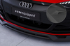 Audi e-tron GT 20- Сплиттер центральный матовый под покраску для накладки на передний бампер CSL707