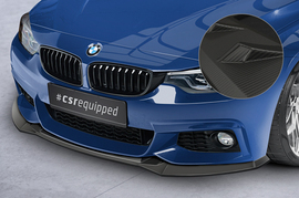 BMW 4er F32/F33/F36 M-Paket 13-21 Накладка на передний бампер Carbon look матовая