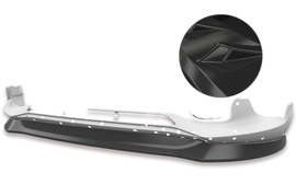 Kia Picanto 17- Накладка на передний бампер Carbon look