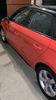Audi A1 8X/A1 8XA 10-18 Sportback Накладки на пороги Slim 