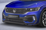 VW T-Roc R 19-21 Накладка переднего бампера Carbon look матовая