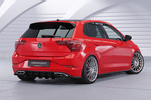 VW Polo 6 R-Line 21- Накладка на задний бампер