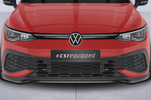 VW Golf 8 GTI Clubsport 2020- Накладка на передний бампер матовая под покраску