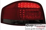 Audi A3 8P 3Дв Хэтчбек 03-08 Фонари светодиодные, красно -тонированные