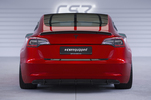 Tesla Model 3 17- Накладка на задний бампер под покраску