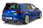 VW Golf 7 R / R-Line 13-17 Боковые накладки на бампер Carbon look