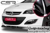 Opel Astra J 09-12 Накладка на передний бампер глянцевая