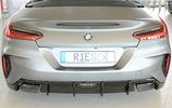 BMW Z4 (G4Z/G29) roadster 19- Диффузор глянцевый для заднего M-Sport-package бампера