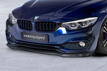 BMW 4er F36 Gran Coupe 17-21 Накладка на передний бампер Carbon look матовая