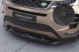 Range Rover Evoque 19- Накладка на передний бампер Carbon look матовая