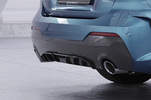 BMW 4er (G22/G23) M-Paket 20- Накладка на задний бампер Carbon look