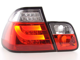 BMW E46 01-05 Седан Фонари lightbar design красно-белые