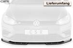 VW Golf VII R 2017-2020 (Facelift) Накладка на передний бампер глянцевая