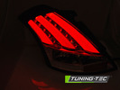 SUZUKI SWIFT V 10-17 Фонари светодиодные, LED BAR красно-тонированные