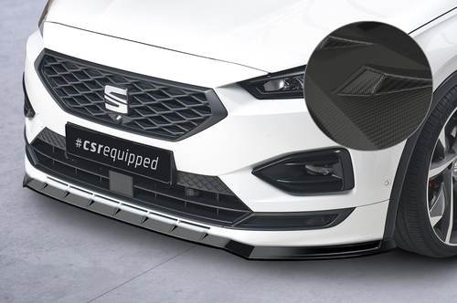 Seat Tarraco 18- Накладка на передний бампер Carbon look матовая