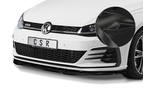VW Golf VII GTI 2017-2020 Накладка на передний бампер Cupspoilerlippe глянцевая