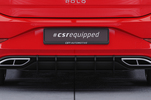 VW Polo 6 R-Line 21- Накладка на задний бампер c CSR-logo
