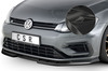 VW Golf VII R 2017-2020 (Facelift) Накладка на передний бампер carbon look