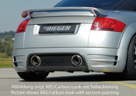 Audi TT 8N 98-03 Купе/Роадстер Накладка на задний бампер carbon look