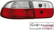 Honda Civic 92-95 2D+4D Фонари красно-белые