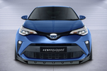 Toyota C-HR 20- Накладка переднего бампера Carbon look