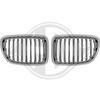BMW X1 09-15 Решетки радиатора (ноздри) хром