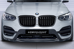BMW X3 17-21 Накладка переднего бампера Carbon look